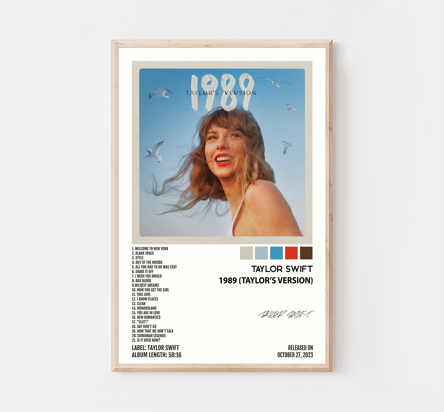 Custom Album Poster
