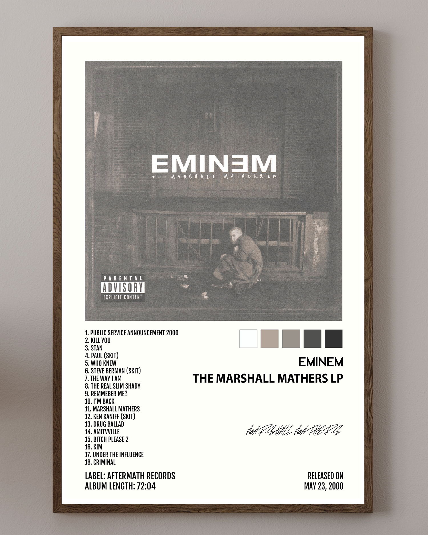 Eminem- The Marshall Mathers LP – House of Posters