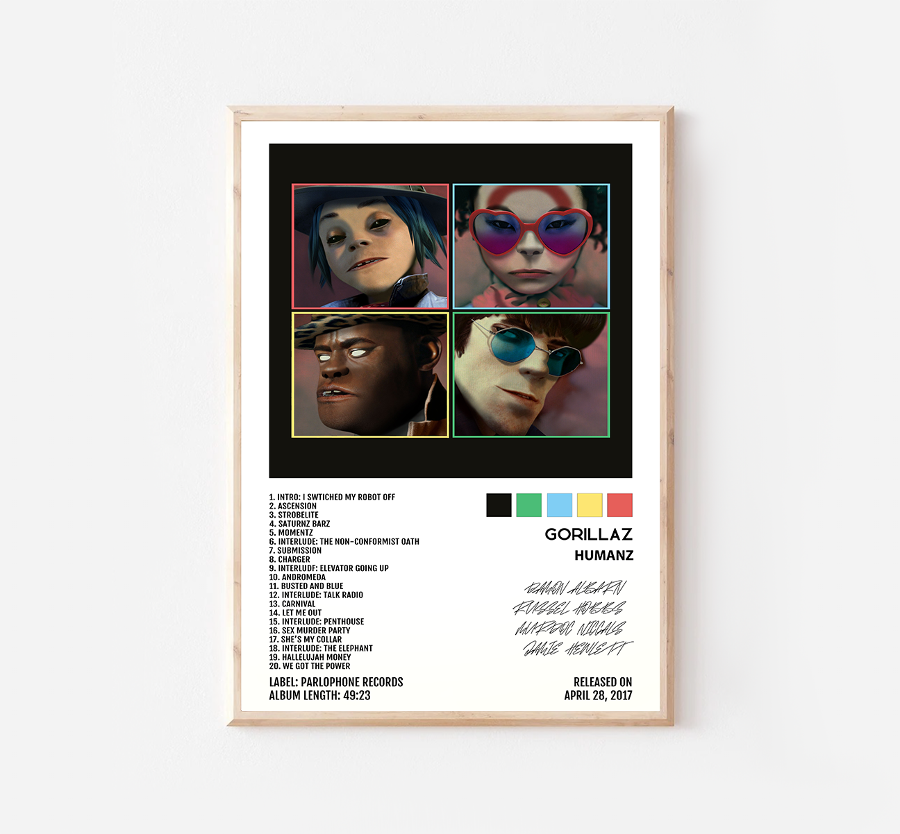 The Gorillaz- Humanz