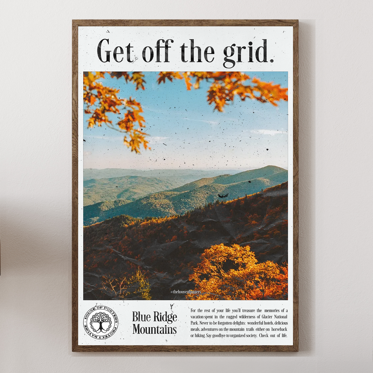Get Off the Grid- Blue Ridge Mountains