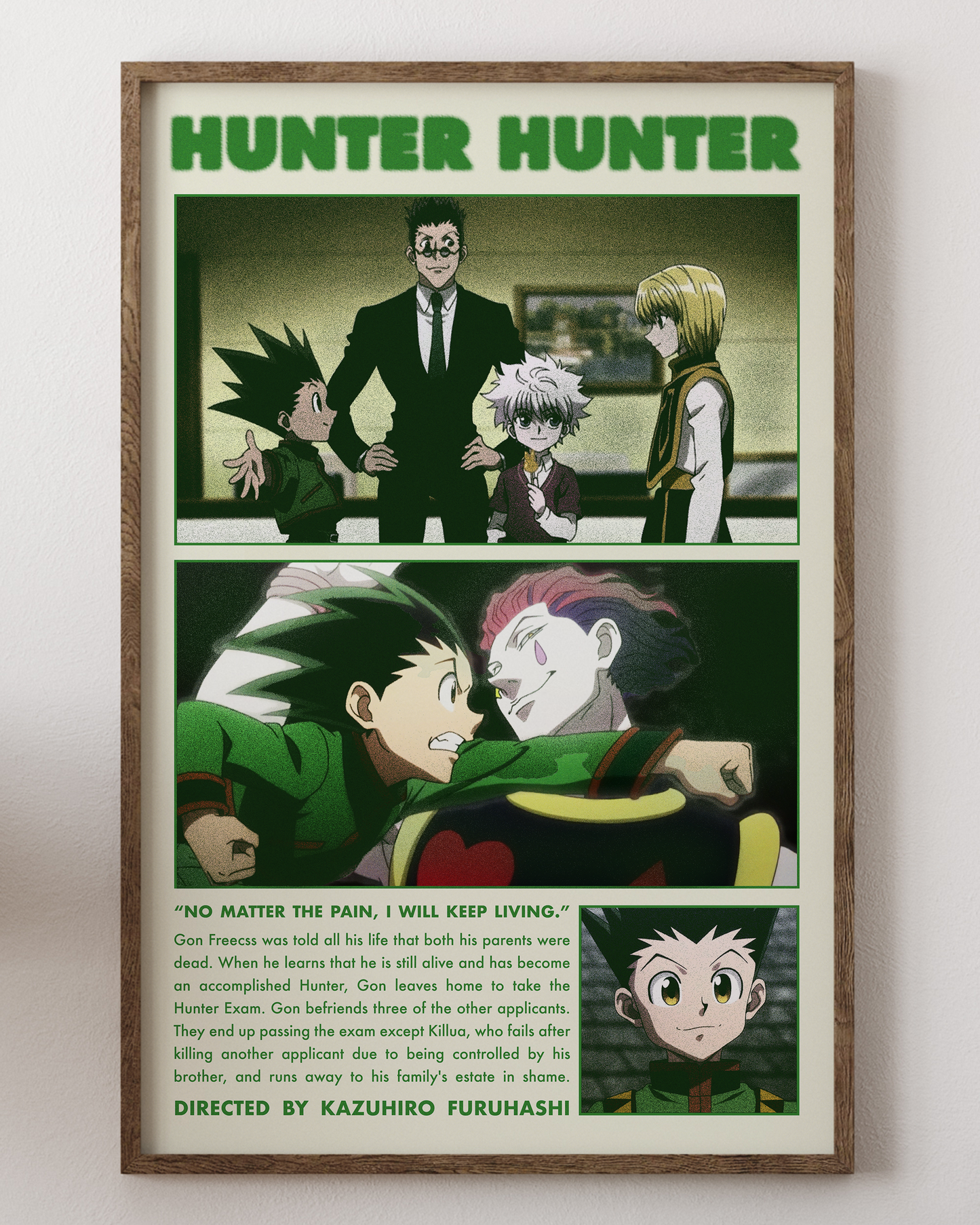 Hunter Hunter poster with wilderness thriller, dark horror art, from House of Posters.