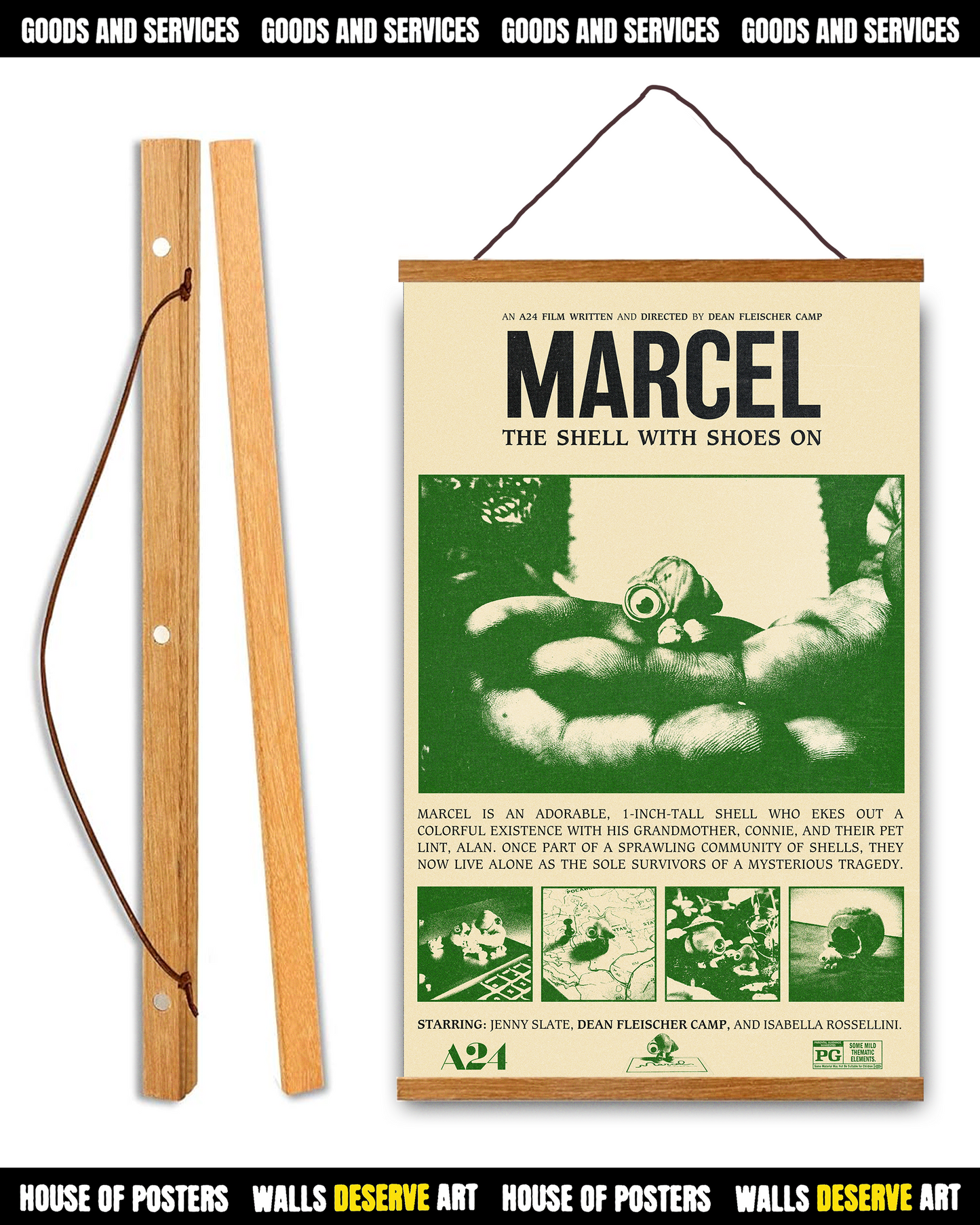 Marcel the Shell with Shoes on
