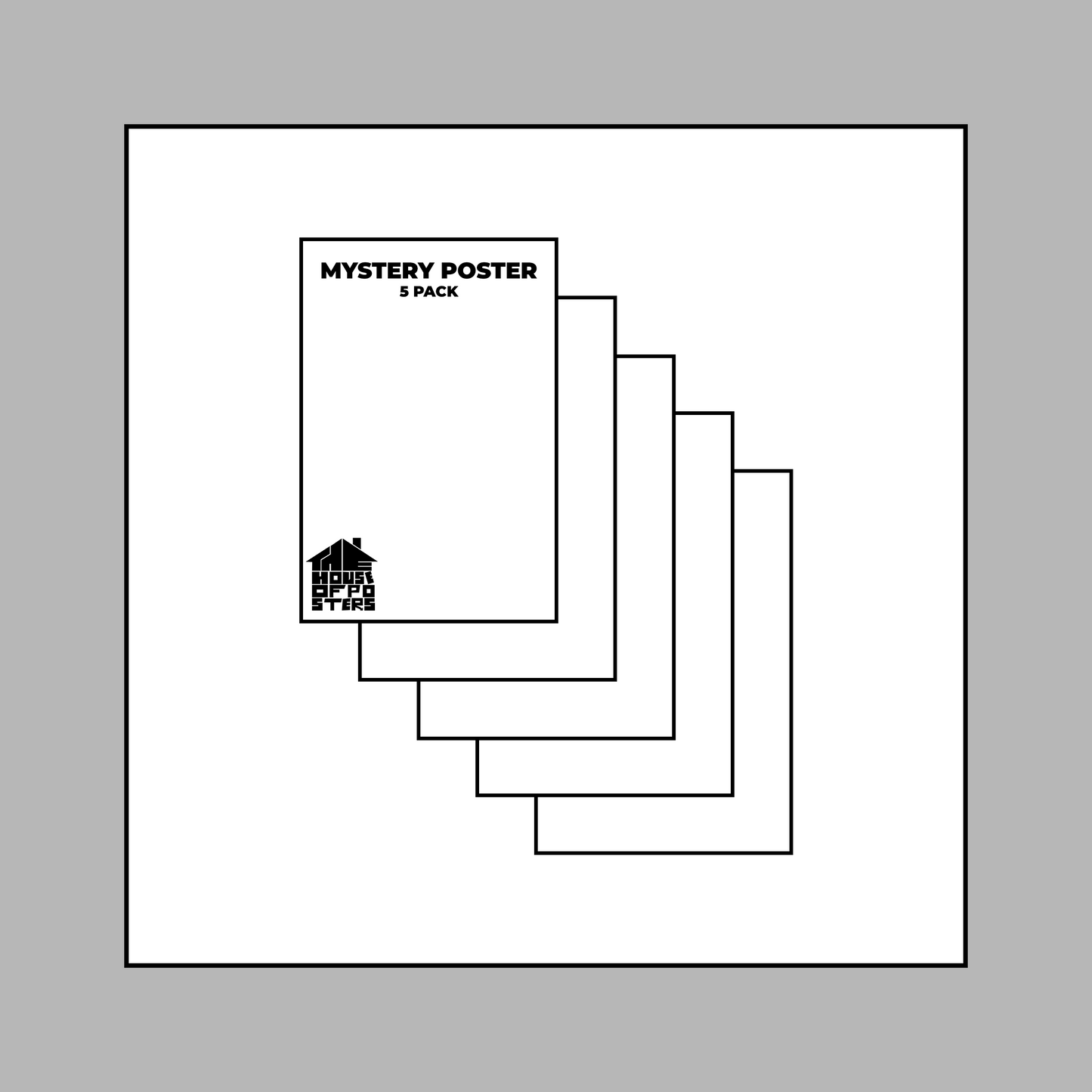 Mystery Poster 5 Pack