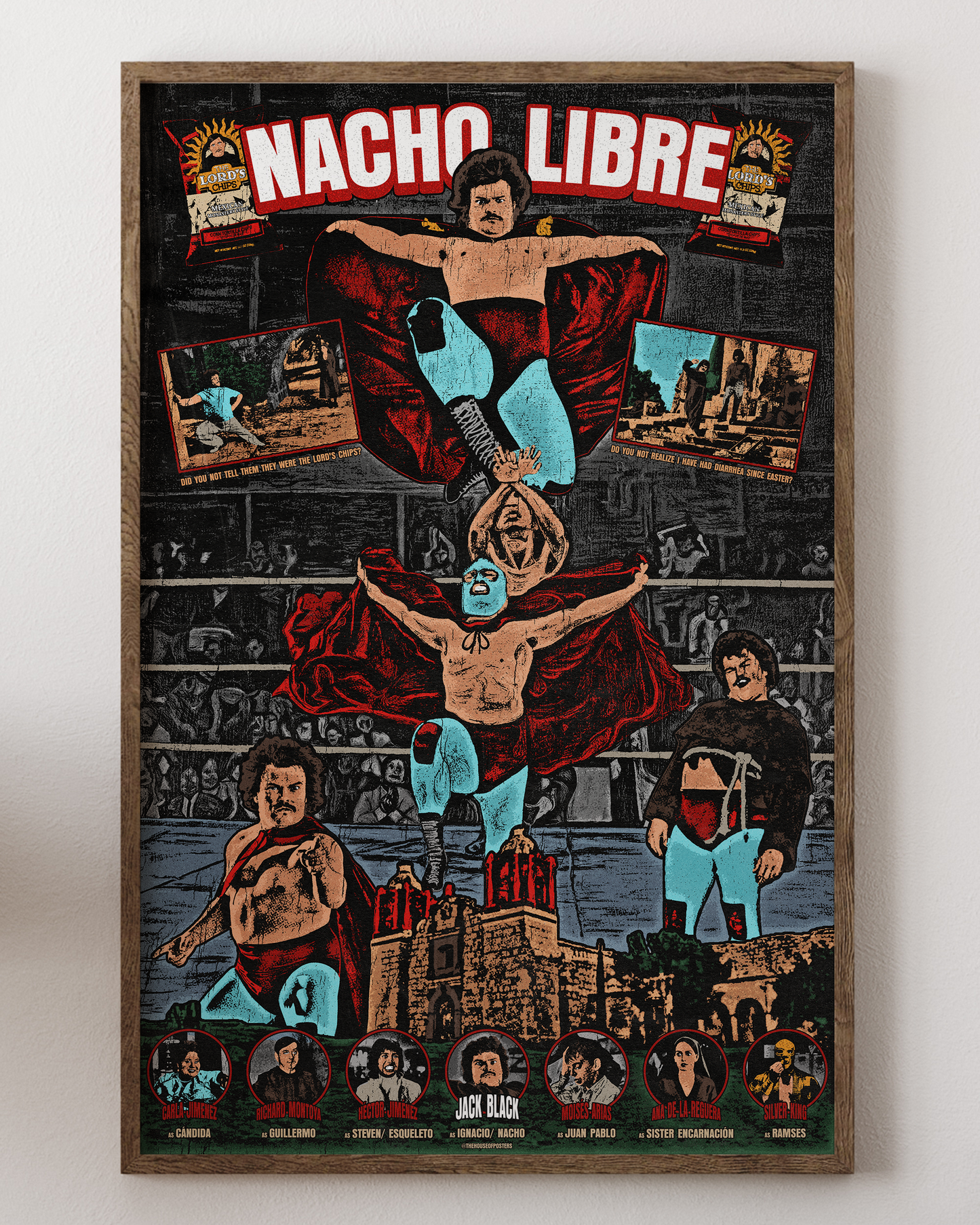 jack black poster from nacho libre movie print movie poster nacho libre quotes nacho libre movie poster