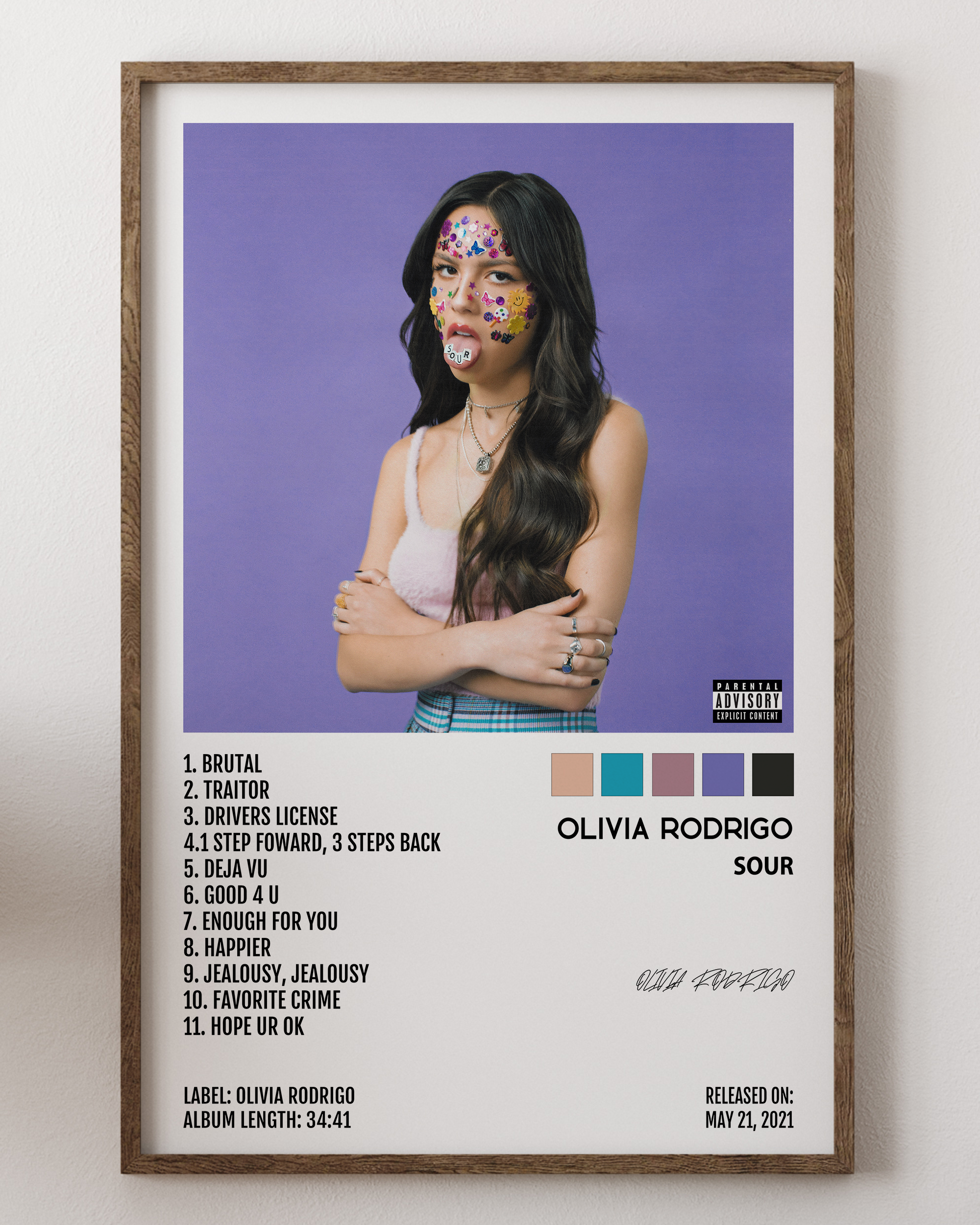 【直筆サイン】ポップアップ限定トートバック付Olivia RodrigoSOUR Olivia Rodrigo- Sour – House of Posters 【直筆サイン】ポップアップ
