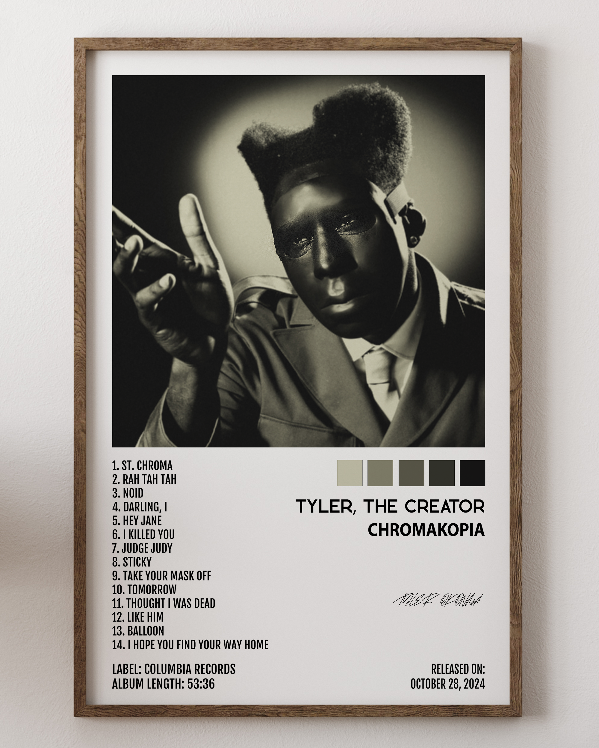 Tyler, the Creator- Chromokopia – House of Posters