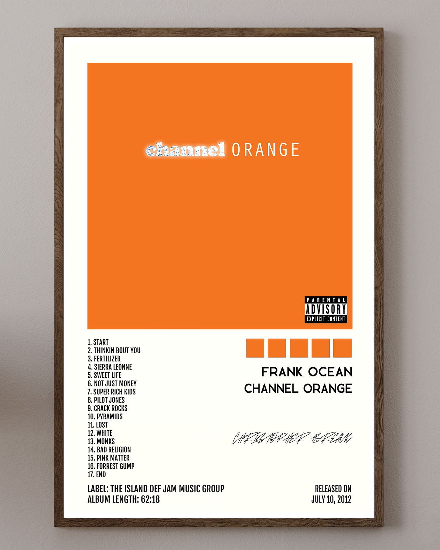 Frank Ocean- Channel Orange