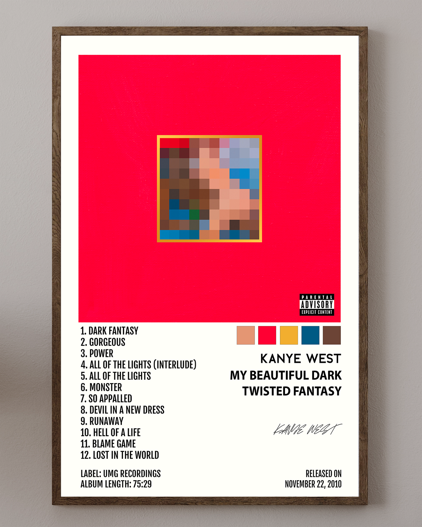 Kanye West- My Beautiful Dark Twisted Fantasy