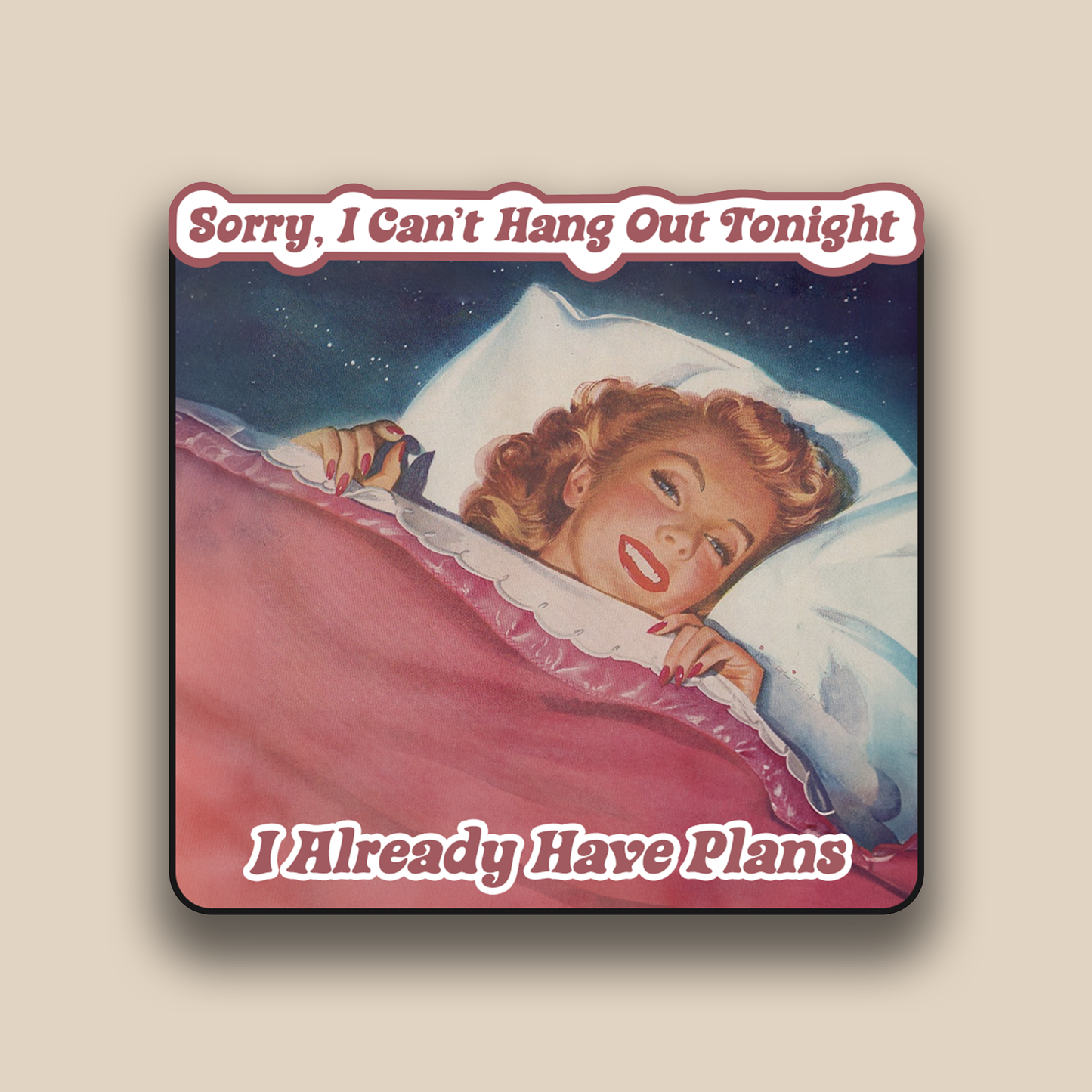 Sorry, I Can't Hang- Sticker