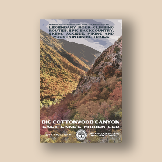 Big Cottonwood Canyon- Sticker