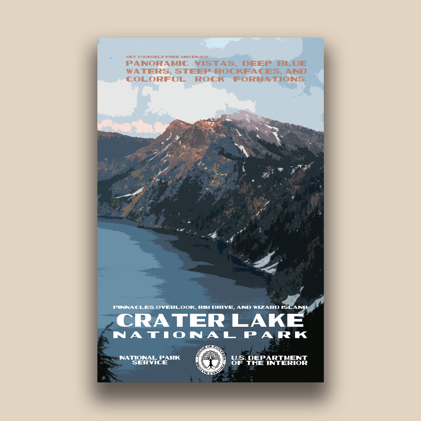 Crater Lake- Sticker