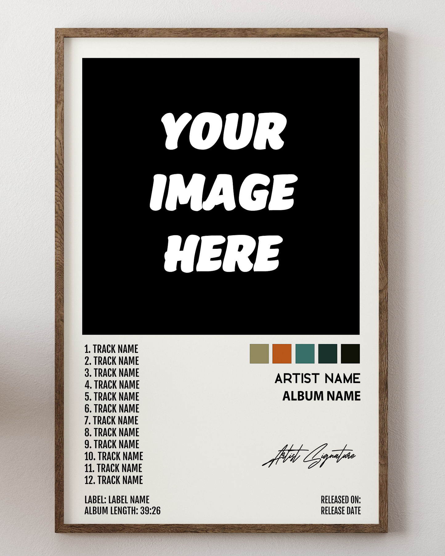 Custom Album Poster