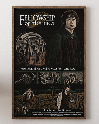 Fellowship of the Ring poster with Frodo and Ring, from House of Posters.
