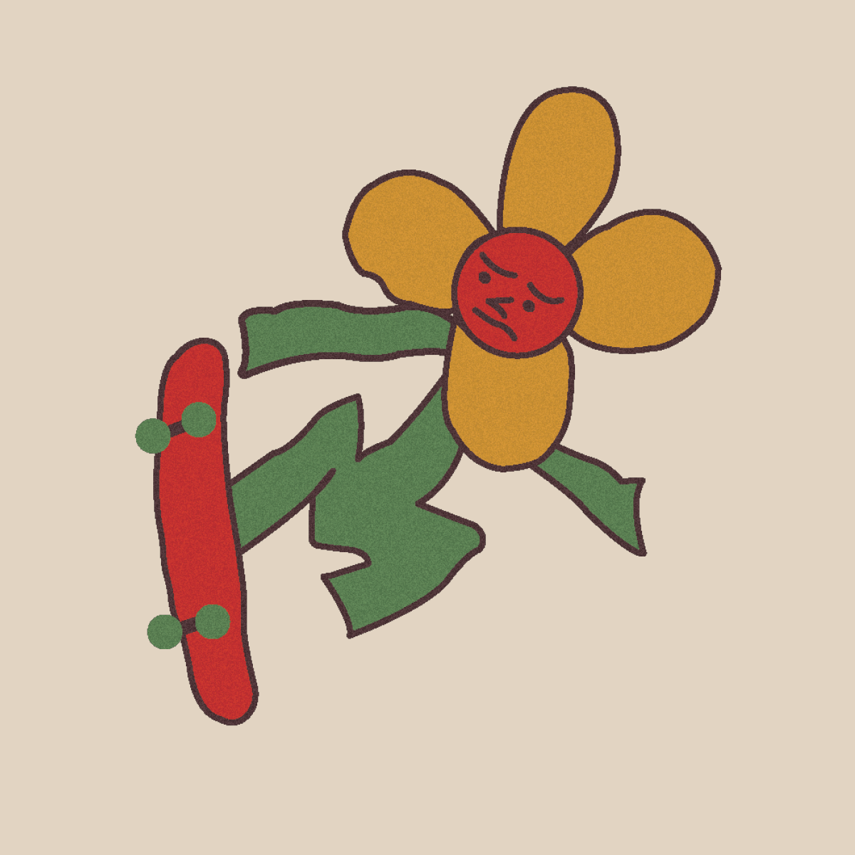 Flower Guy- Sticker