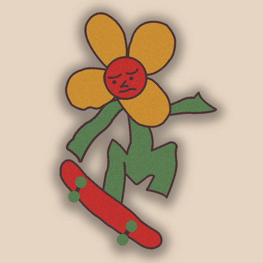 Flower Guy- Sticker