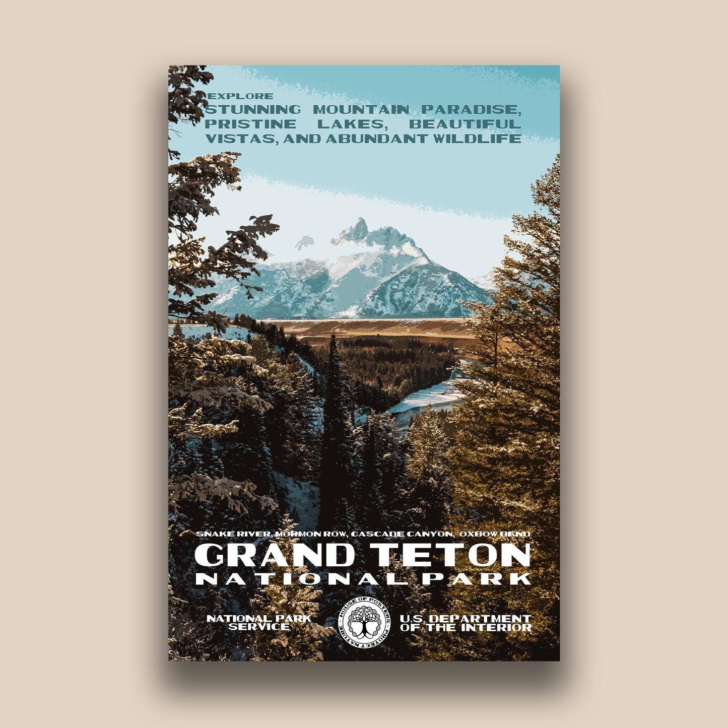 Grand Teton- Sticker