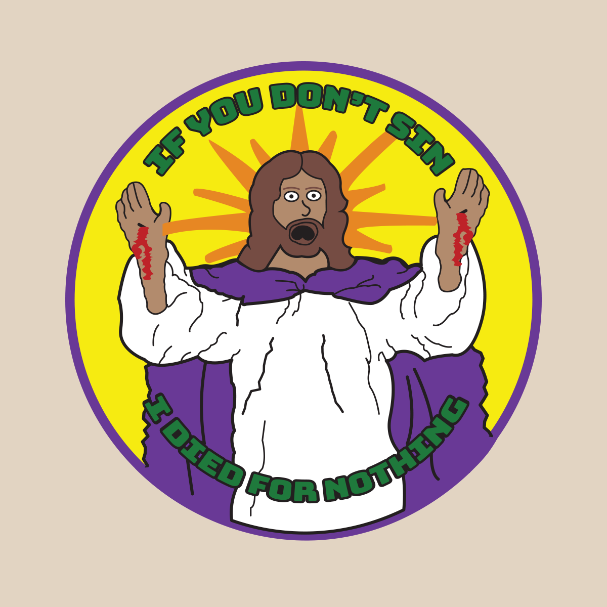 Jesus- Sticker