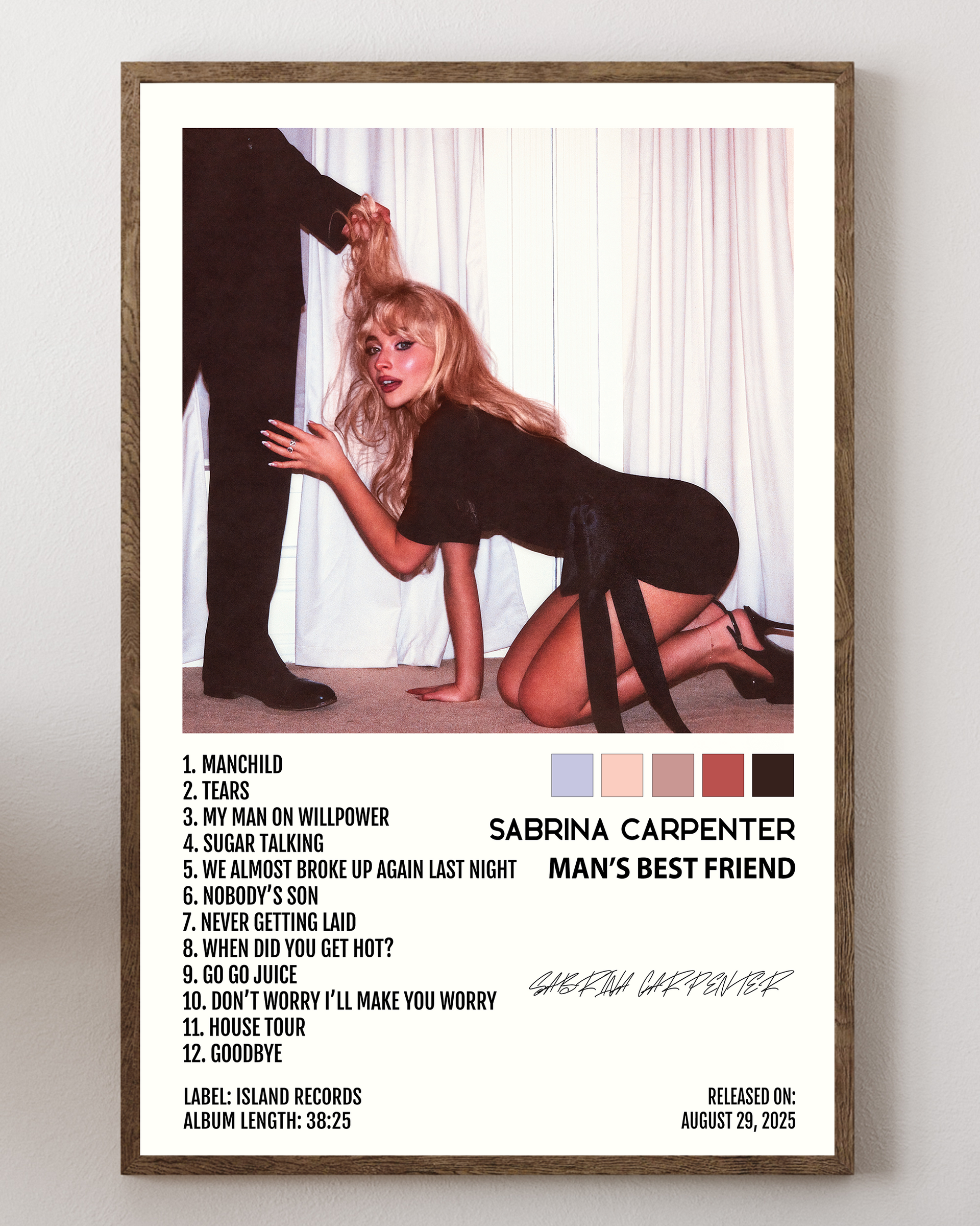 Sabrina Carpenter- Man's Best Friend – House of Posters