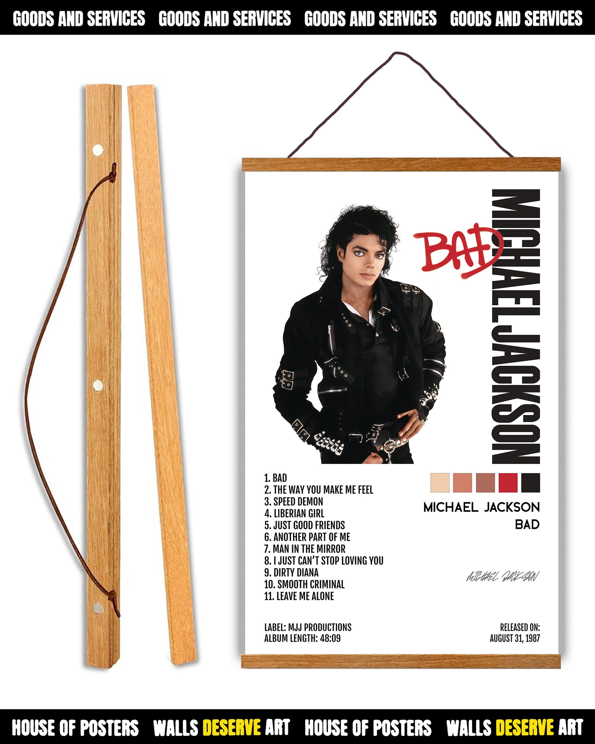 Michael Jackson- Bad – House of Posters