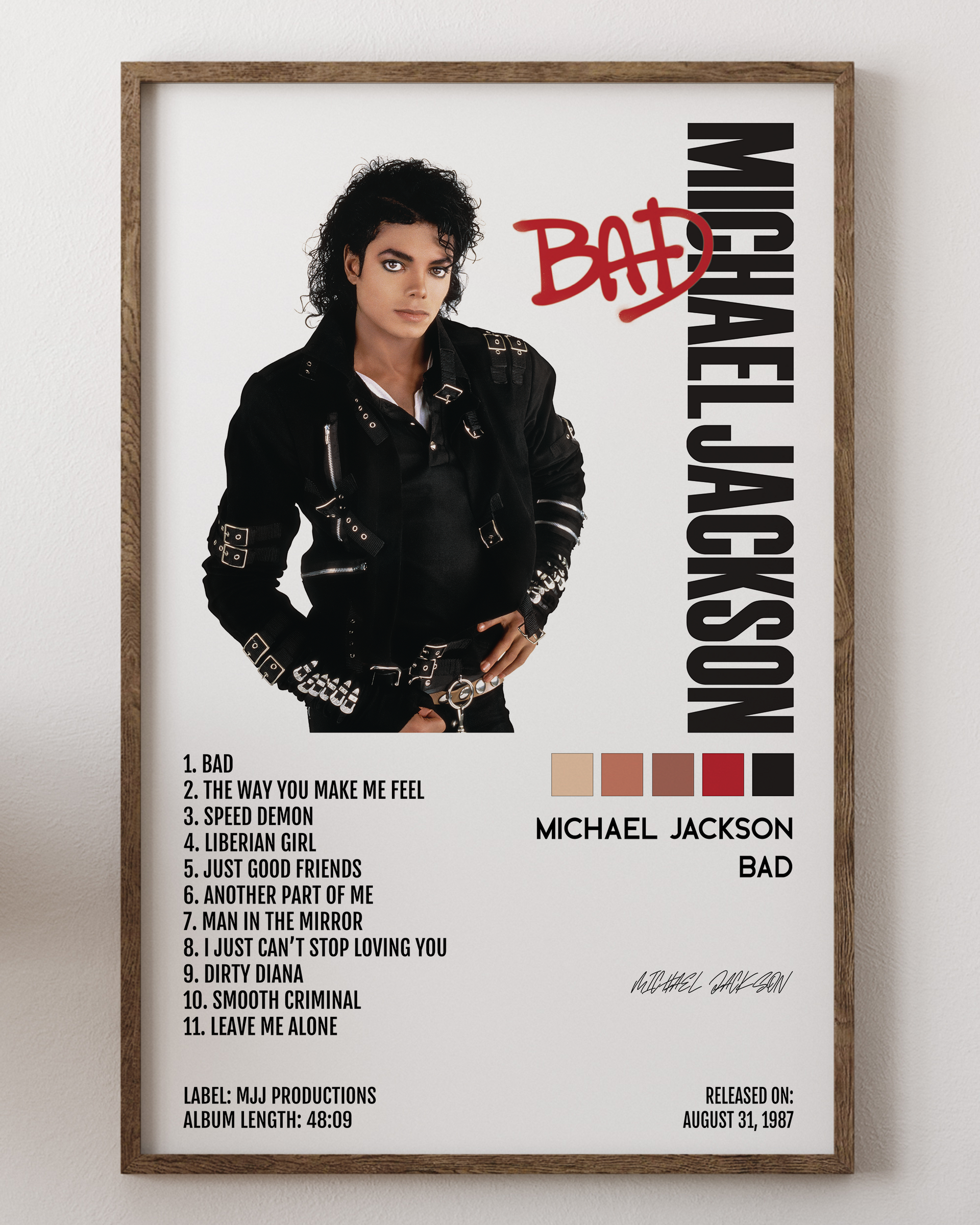 Michael Jackson- Bad – House of Posters
