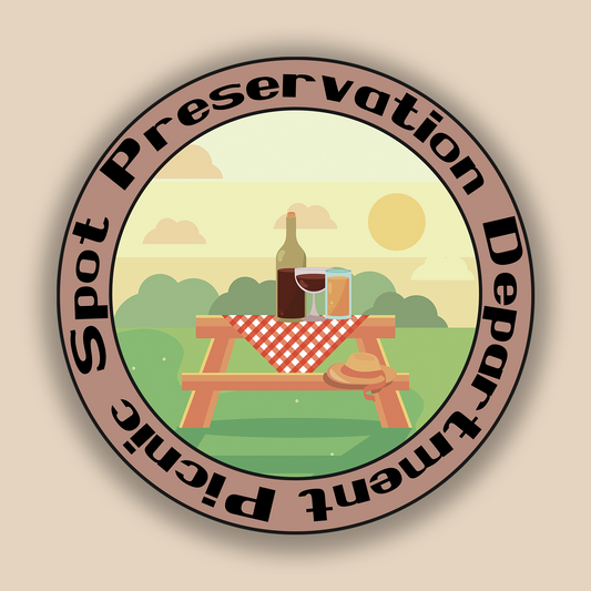 Picnic Spot Preservation Department- Sticker