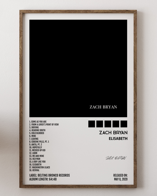 Zach Bryan- Elisabeth